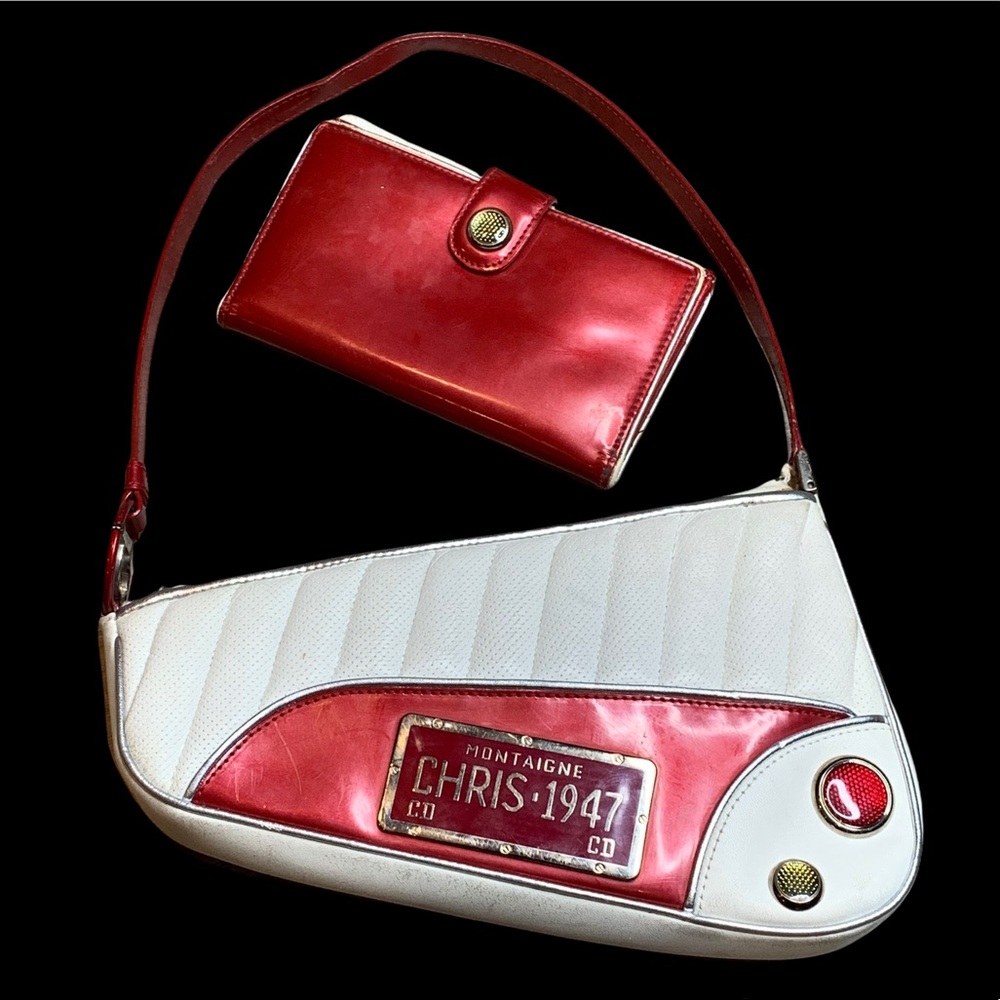 Authentic RARE vintage Christian Dior Saddle bag/wallet